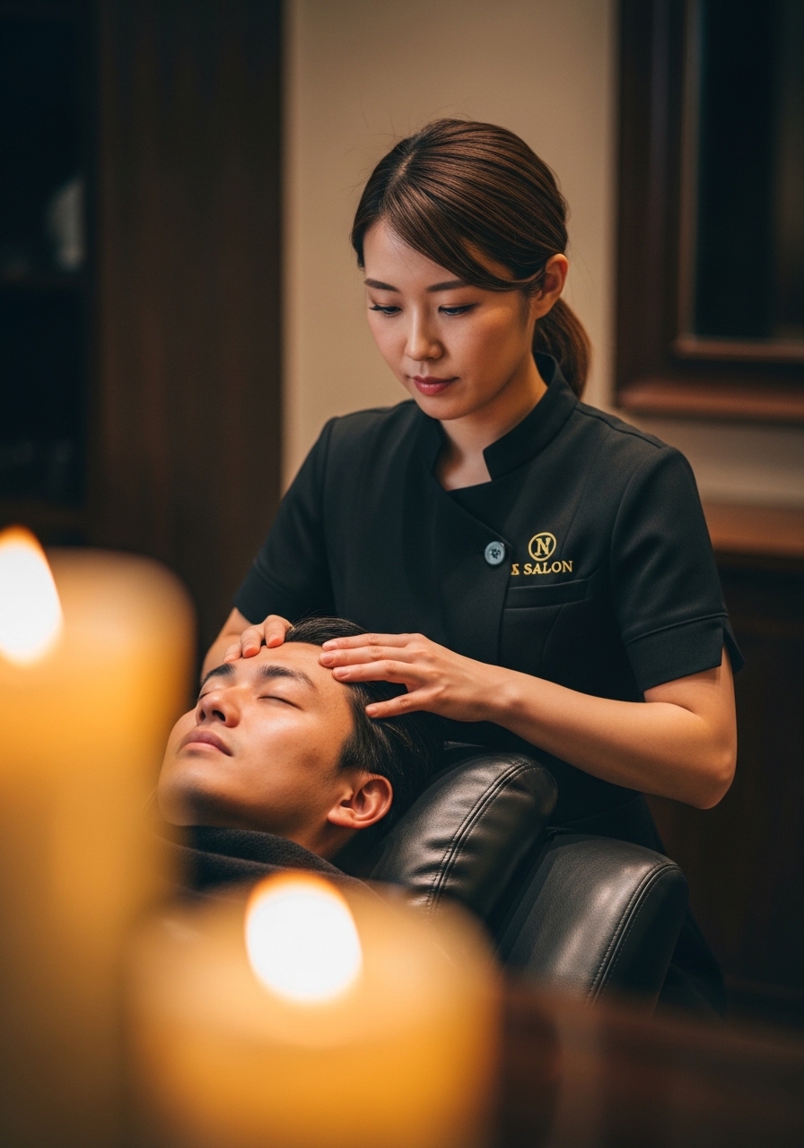 ヘッドスパ施術