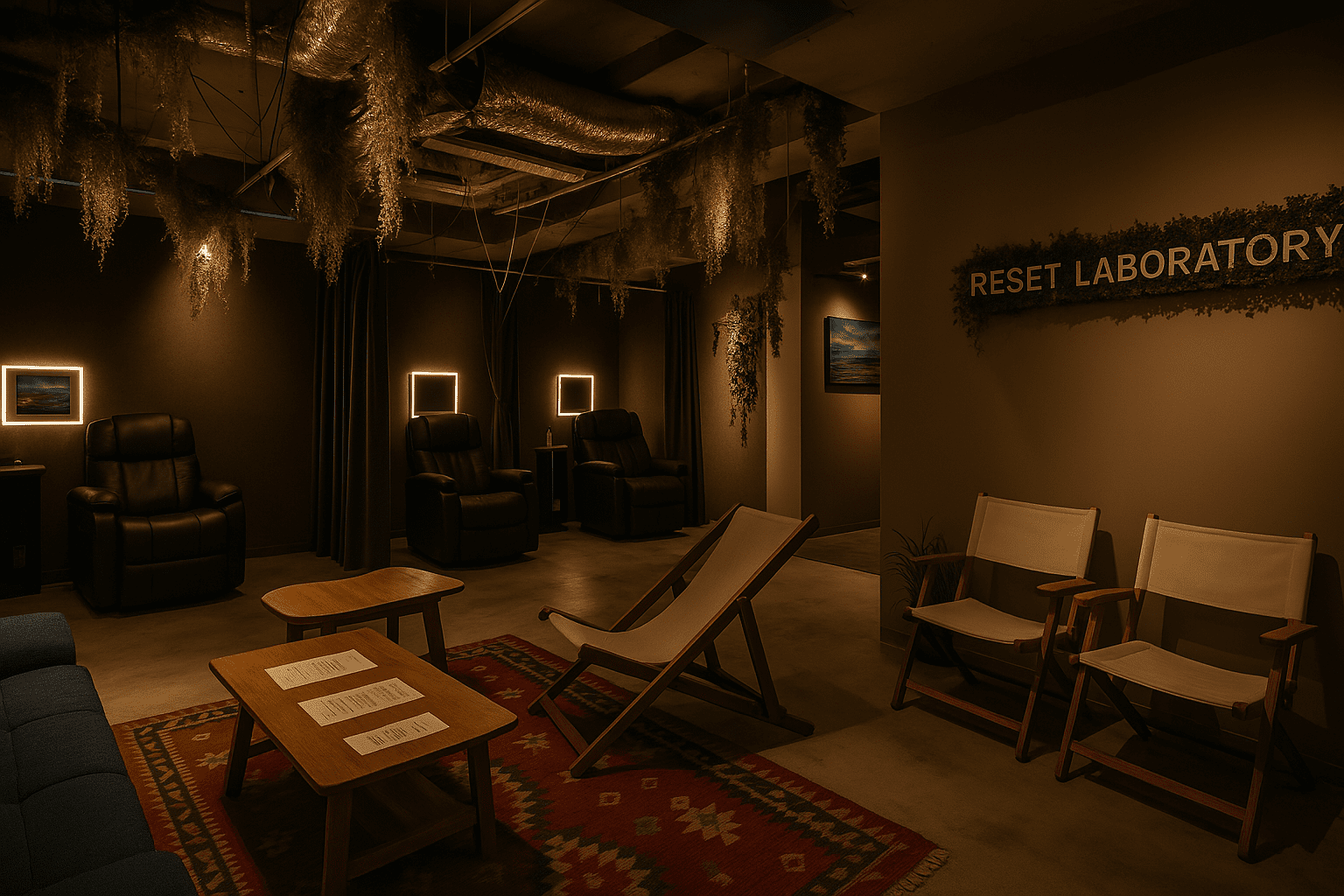 RESET LABORATORY サロン内部